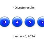 four digit lottery results